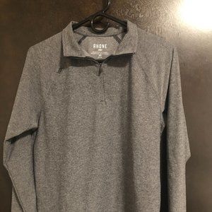 Rhone Quarter Zip Sweatshirt Grey S
